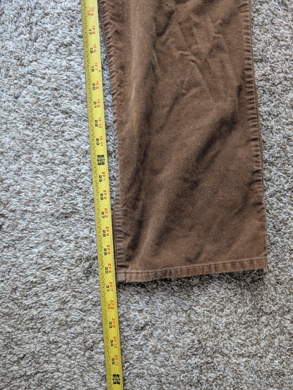 Polo Ralph Lauren Men's Corduroy Straight-Leg Pants in Brown 38x32 Collegiate - Picture 12 of 12